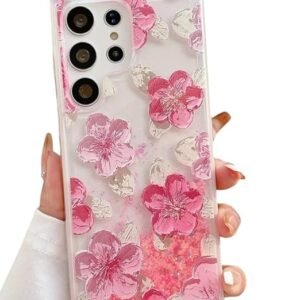 Brand Peeperly Compatible Phone Models Samsung Galaxy S24 Colour Glowing Glitter Pink Compatible Devices samsung galaxy s24 ultra Material Thermoplastic Polyurethane